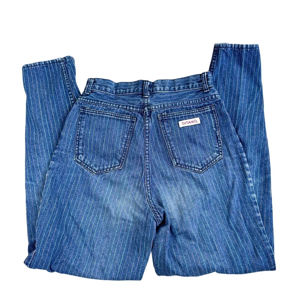 Size 0 VINTAGE Gitano Women's Blue Jeans